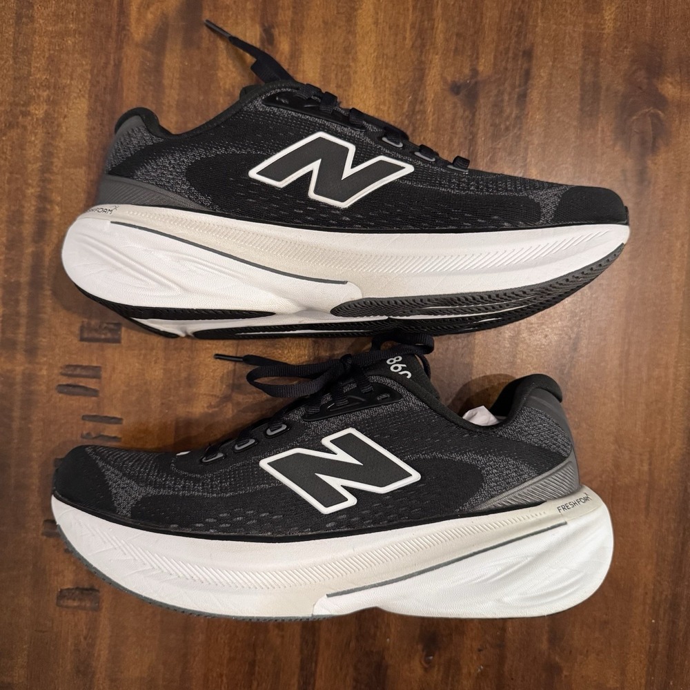 New Balance Fresh Foam x 860v15 Women's Running Shoes Size 7.5 Black/White - Picture 4 of 8
